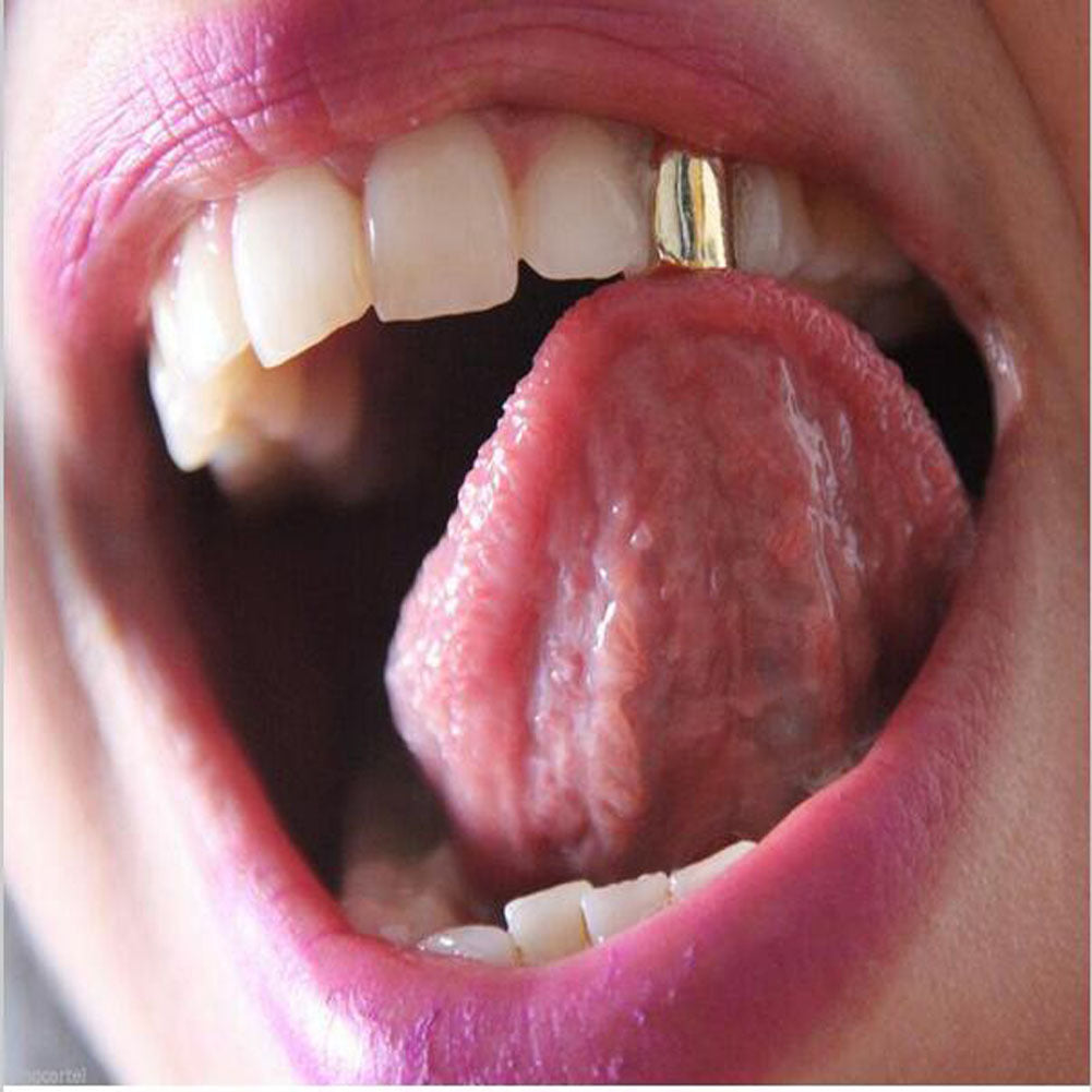 HIPHOP Gold-plated Single Tooth Socket