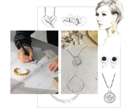 Exquisite Light Luxury 18K Gold Stainless Steel Bead Chain Butterfly Pendant Necklace